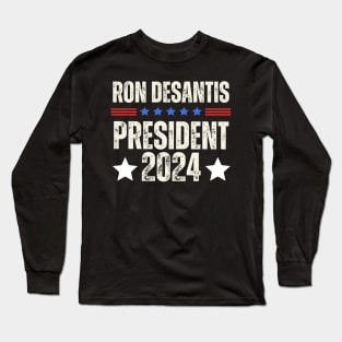 Desantis 2024 For President Make America Florida Long Sleeve T-Shirt